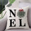  Housse de coussin géométrique en lin