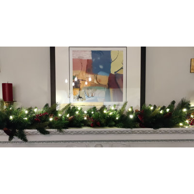 Woodland Collection 12’ B/O Garland