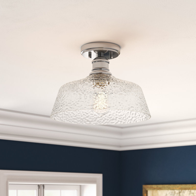 Lindholm 1-Light Ceiling Light in Polished Nickel, Polished Nickel