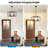 6-Light Dimmable Geometric Square/Rectangle Chandelier-18905009