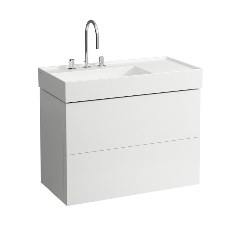Kartell 35.38'' L Bathroom Sink, 8" Centers
