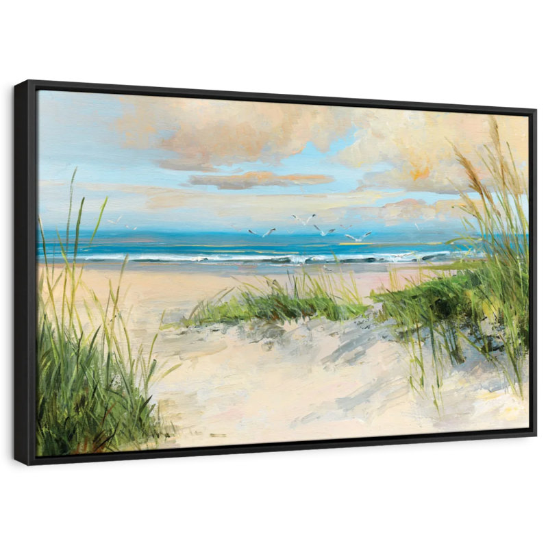 Plage "Catching The Wind I", art mural, H 9 po x l 13 po