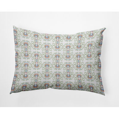 Geometric Outdoor Reversible Throw Pillow