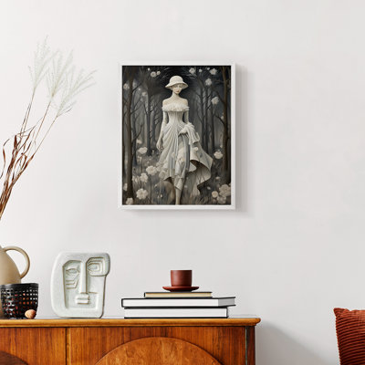 WOMEN Series DLxxi - reproduction encadrée de qualité supérieure - prête à être accrochée - aucun clou requis