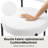Boucle Upholstered Dining Chair Set With Wide Cushion and Curve Backrest, White-1084422643