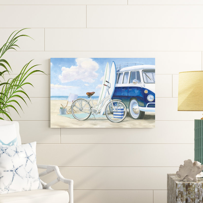 Beach Time I No Paniers, H 24 po x l 36 po, Non, Toile tendue