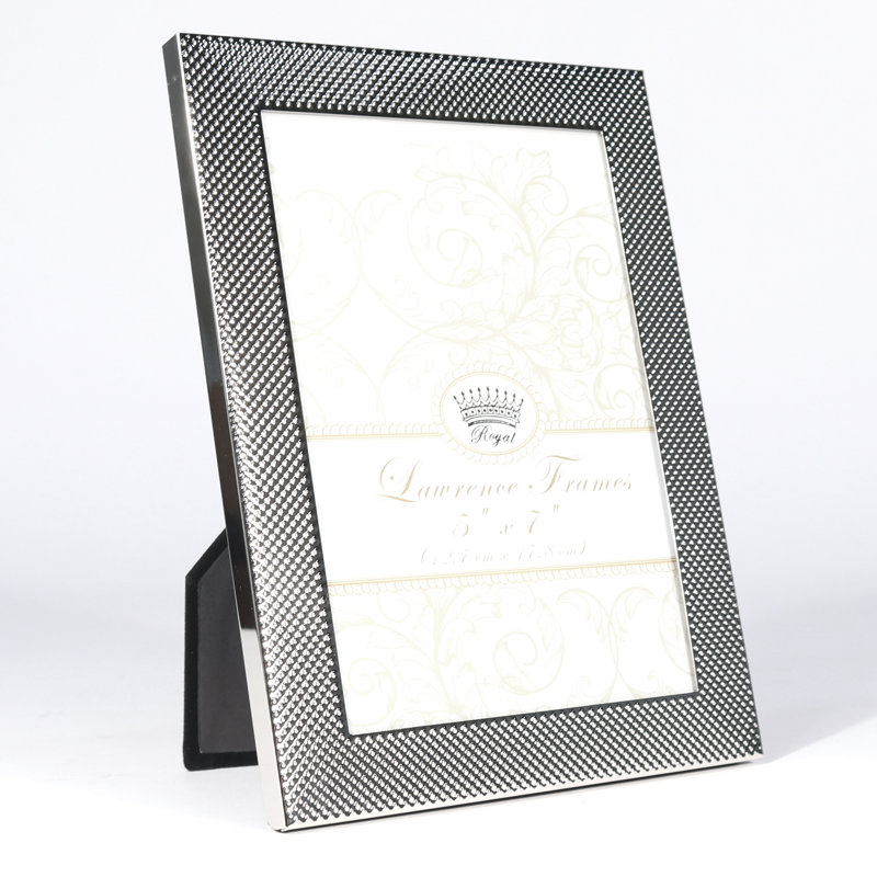 Cadre photo Turley, 5 po x 7 po, Argent