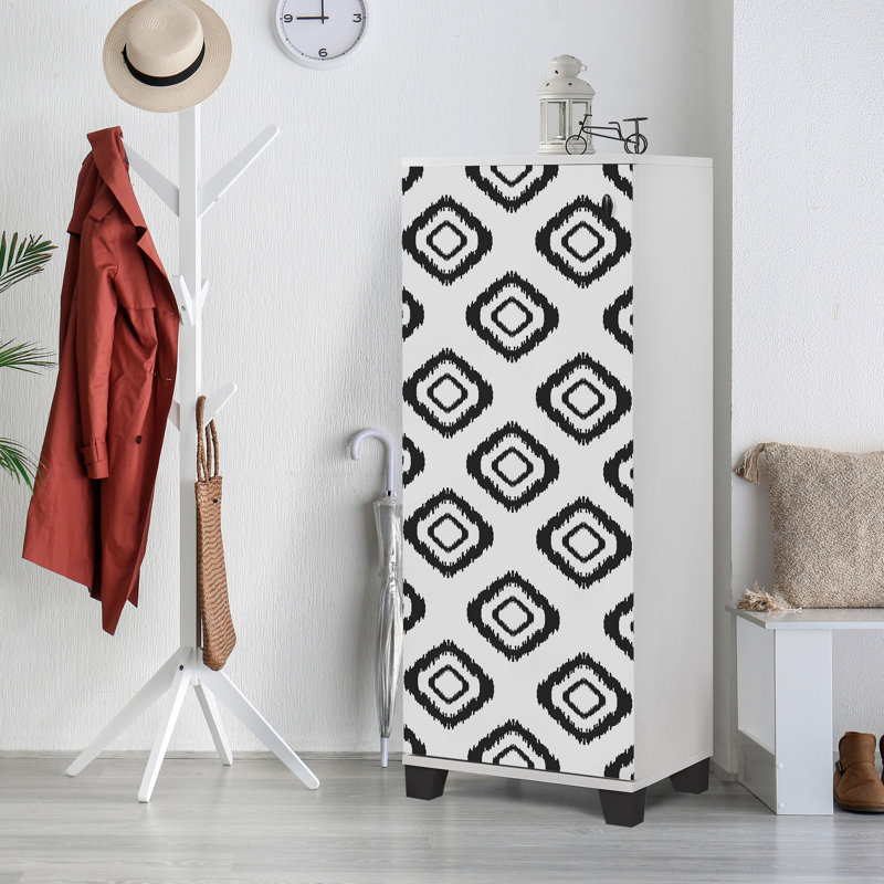 16 Pair Shoe Storage Cabinet