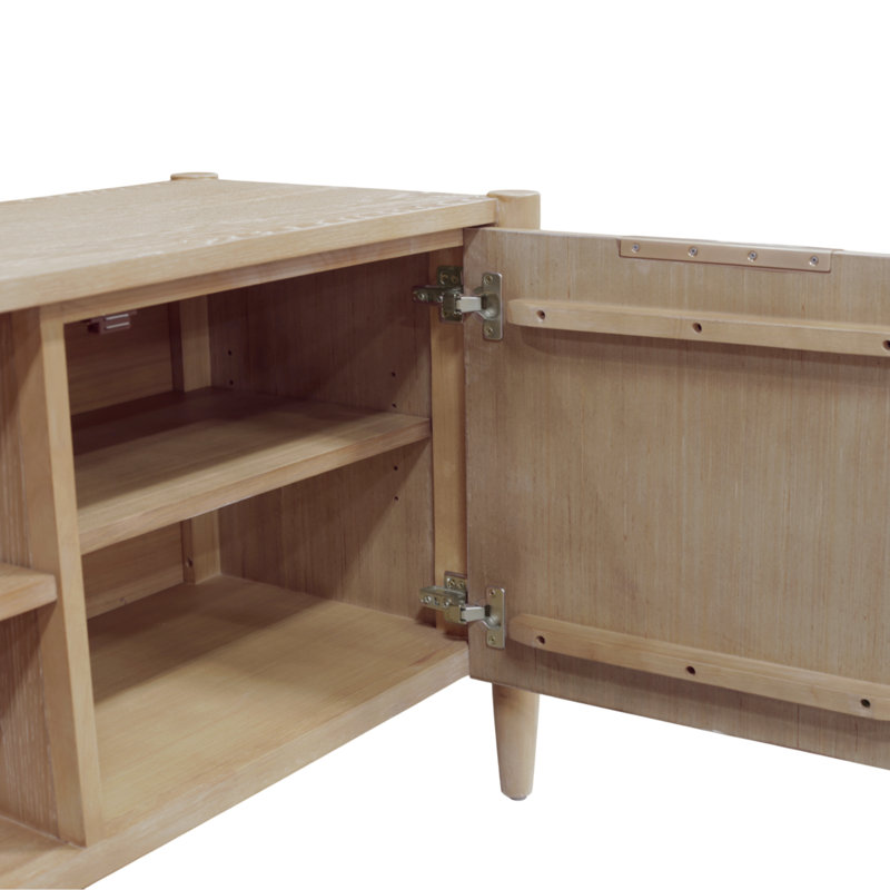Console Reece, Bois naturel