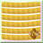 Golden Celebration Metallic Latex Balloon Set 102pcs