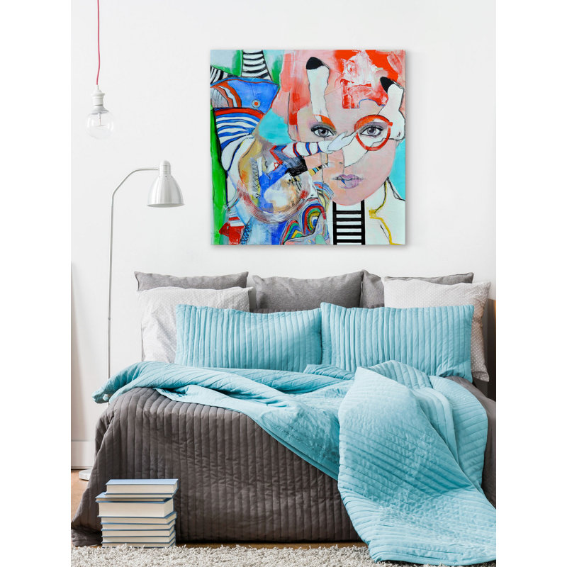 "Metamorphosis" Print on Wrapped Canvas, 18" H x 18" W x 1.5" D
