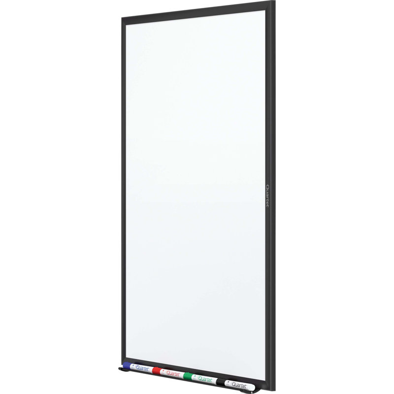 Tableau blanc mural magnétique, H 18 po x l 24 po, Noir