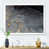 Impression blanche sur toile encadrée