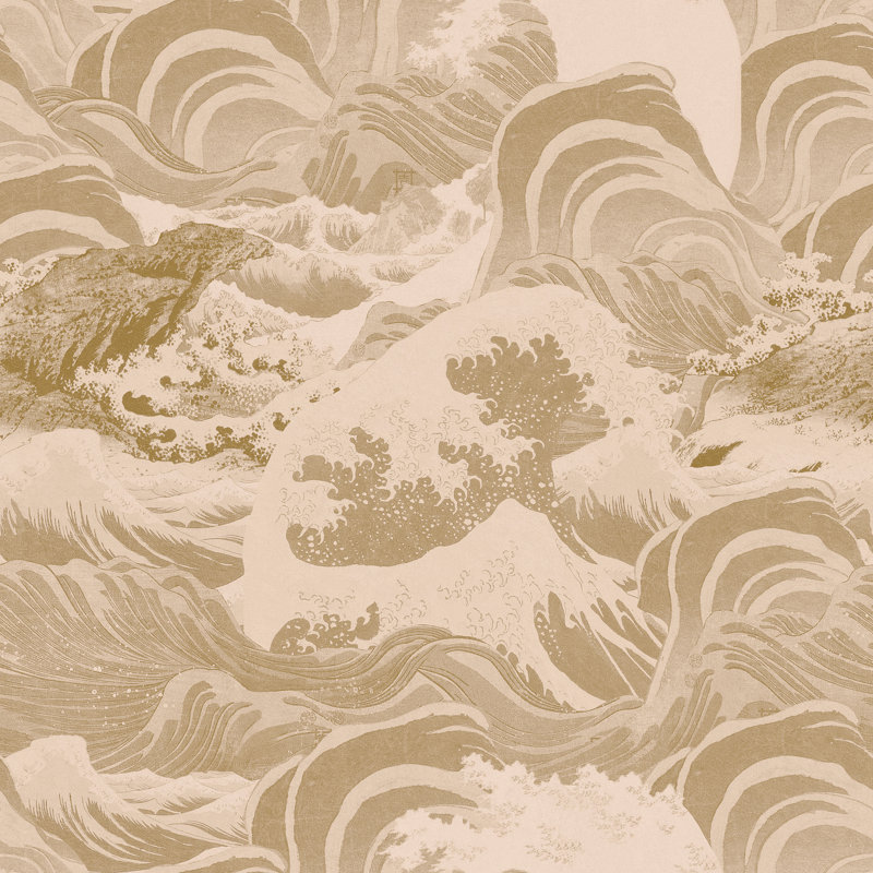 SEA WAVES Taupe, Tan