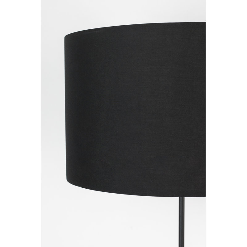 Lampe trépied 71 "Lesley, Noir, Noir