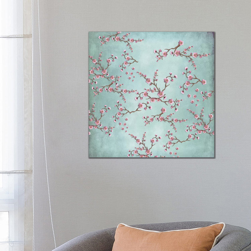 Sakura - Love by Monika Strigel - Wrapped Canvas Print, 66.04 cm H x 66.04 cm W x 1.91 cm D