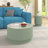 Nordic style coffee table with sturdy round base-104403592