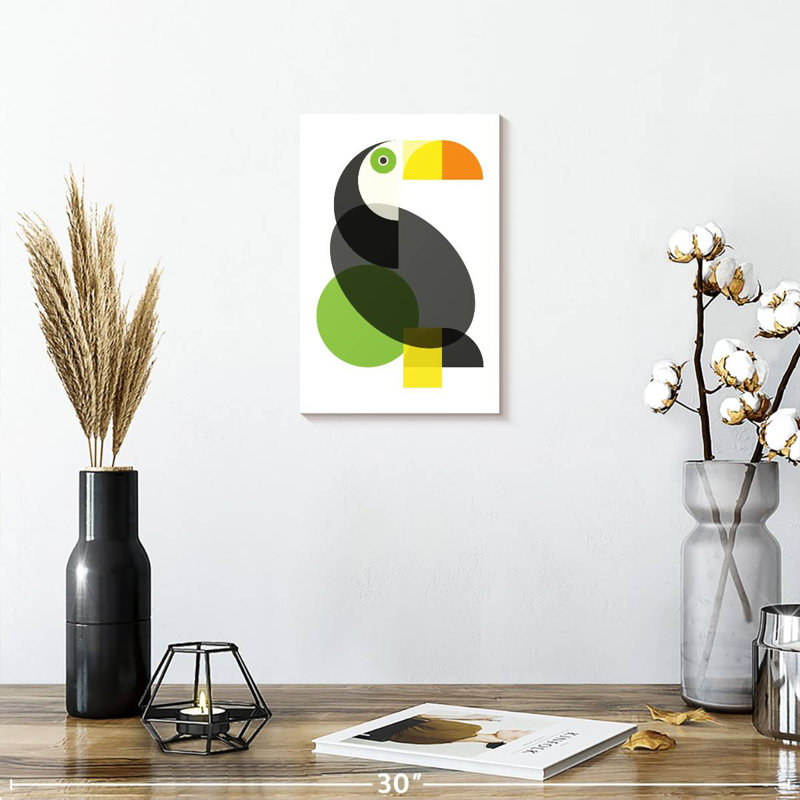Ashelle Geometric Toucan, 39" H x 26" W