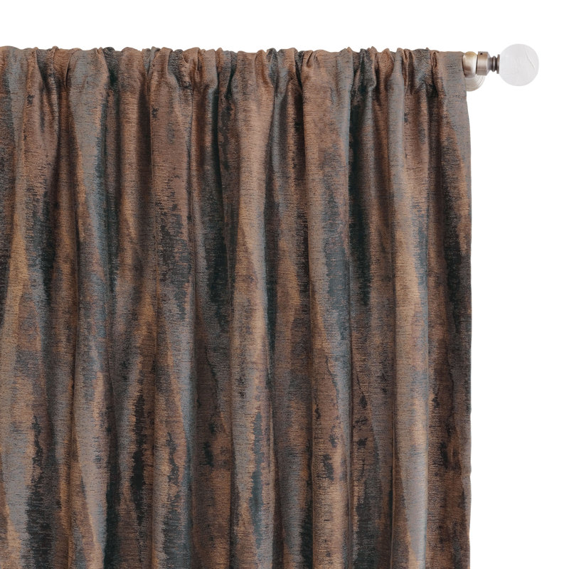 Rocco Room Darkening Curtain, 96" W x 96" L