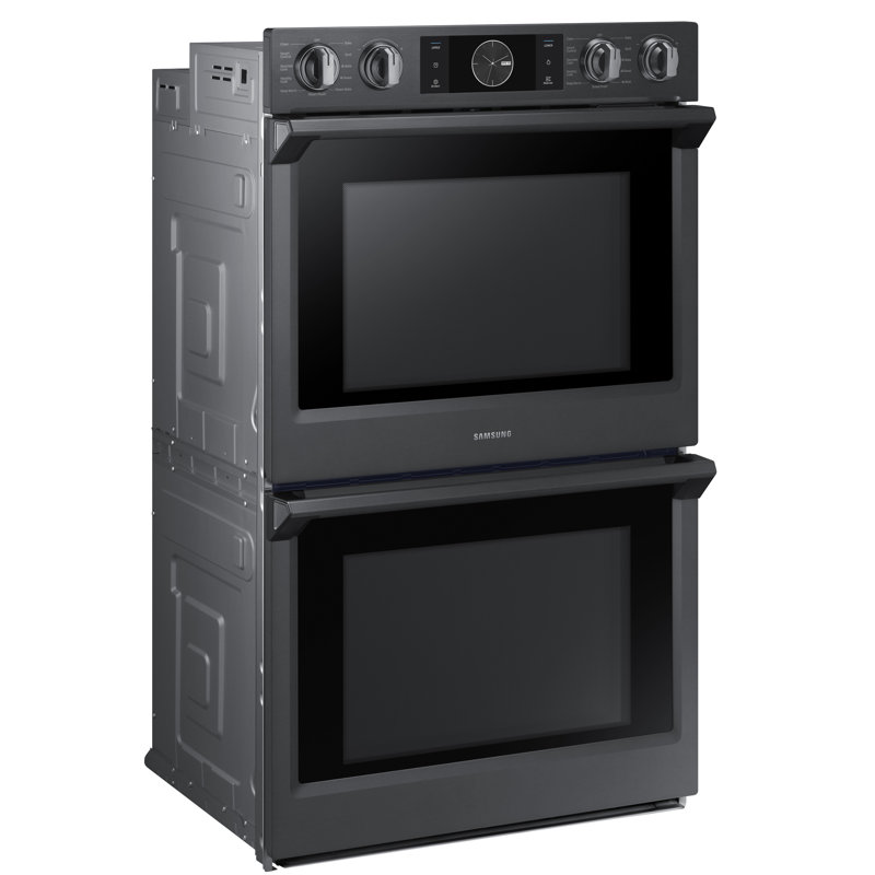 Samsung Smart Kitchen Appliances 30" Convection Electric Wall Oven, Black Stainless Steel