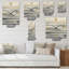 watercolor colorfields II - Horloge murale glam-709178727