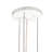 Mancino 1 - Light Silver Dome Pendant