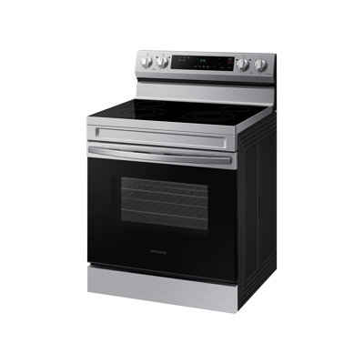 Samsung 6.3 cu. ft. Smart Freestanding Electric Range with Steam Clean