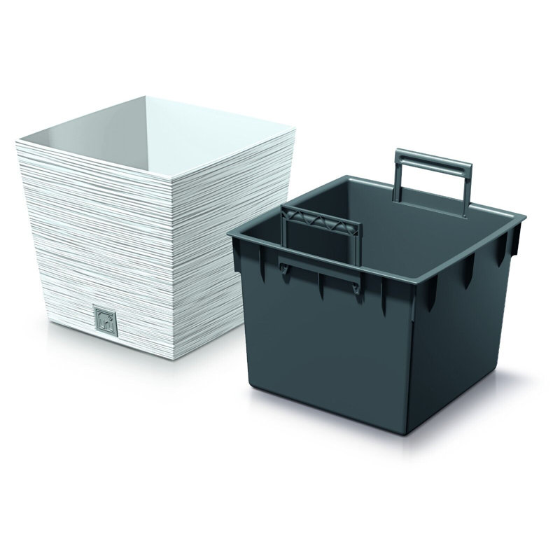 Pot Planter, Light Grey