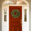 30'' Faux Pinecone Lighted Wreath