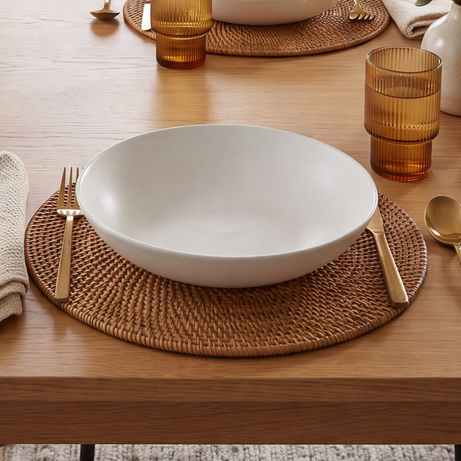 Laya Melamine Serving Bowl