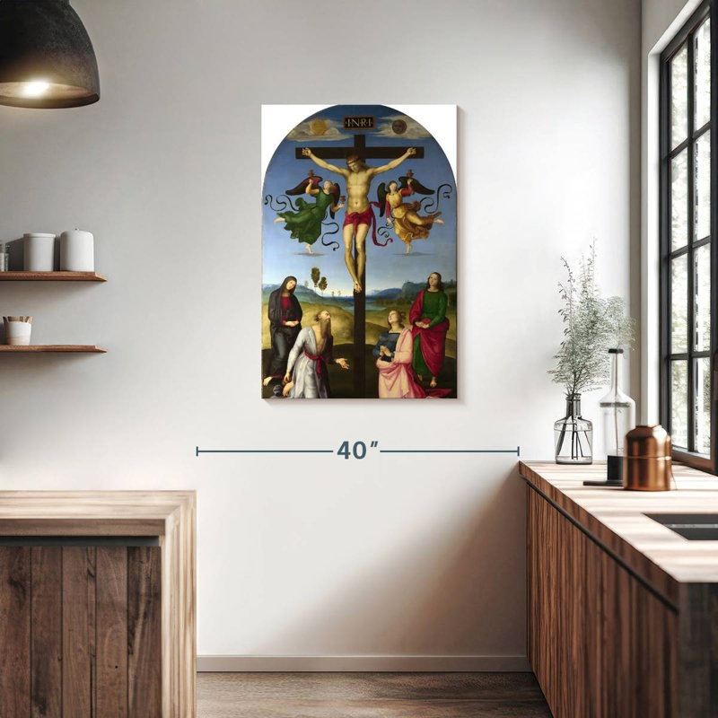 La crucifixion de Mond, H 36 po x l 24 po