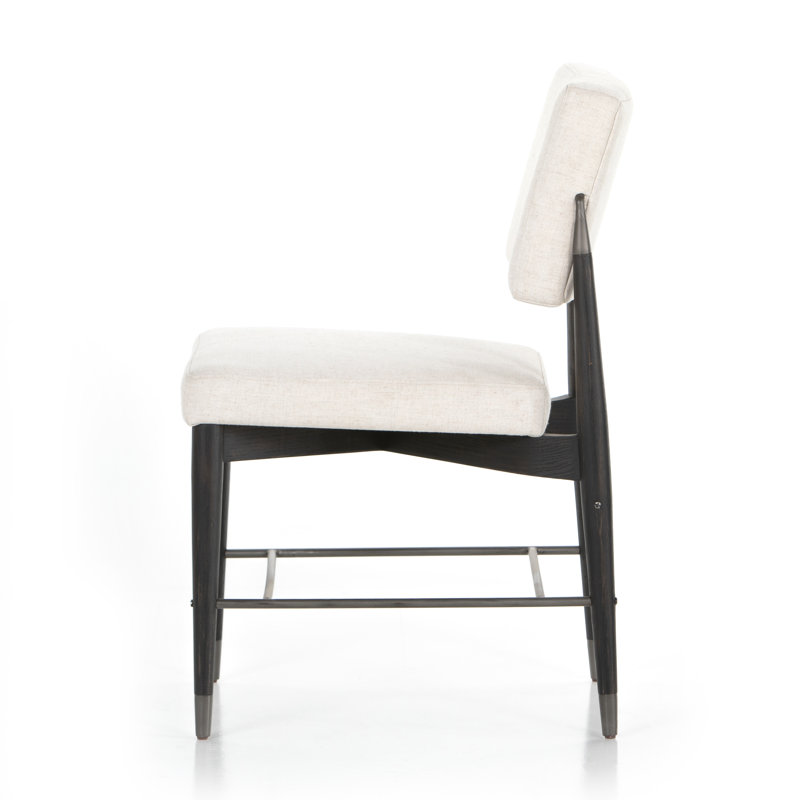 Anton Upholstered Dining Chair, Ivory Fabric