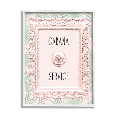 Cabana Service, feuilles tropicales, estampe numérique par Lil 'Rue