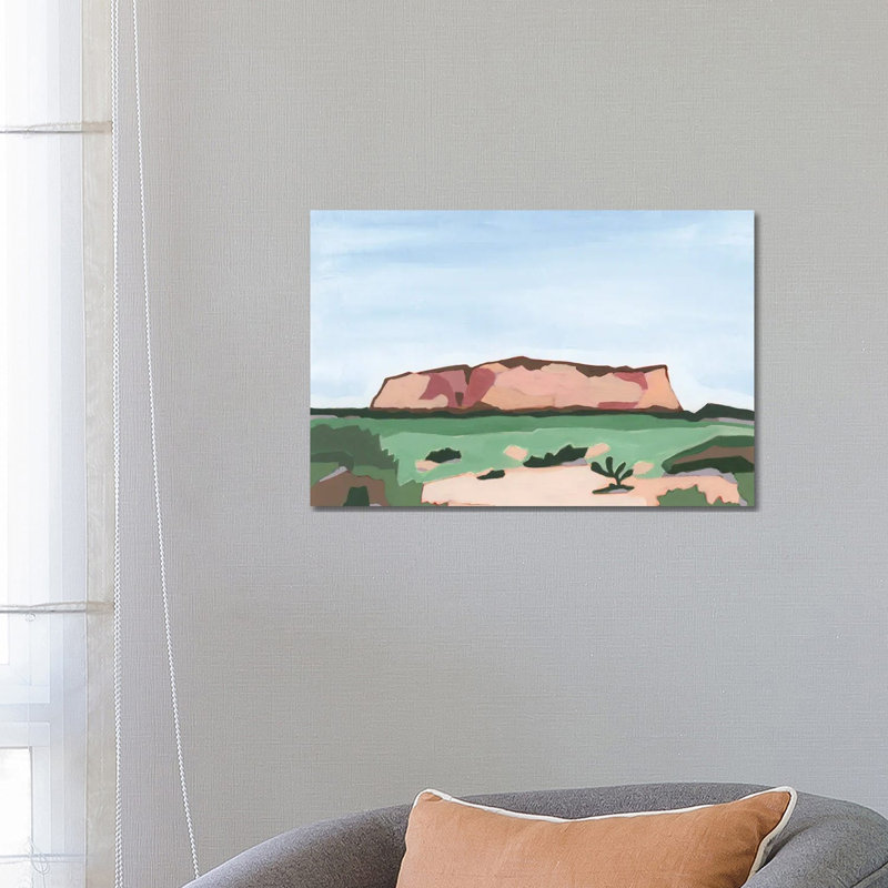 Abstract Valley I, 2024 by Andrea Mejia - Gallery-Wrapped Canvas Giclée on Canvas, 45.72 cm H x 66.04 cm W  x  3.175 cm D