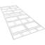 Panneau de lambris H 36 1/4 po x l 94 1/2 po x P 3/8 po