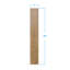 Planche en vinyle WPC de 9 po x 60 po x 8,5 mm-49774454