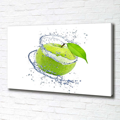 Green Apple - Wrapped Canvas Print