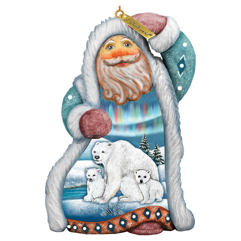 Derevo 4'' Handmade Hanging Figurine Ornament