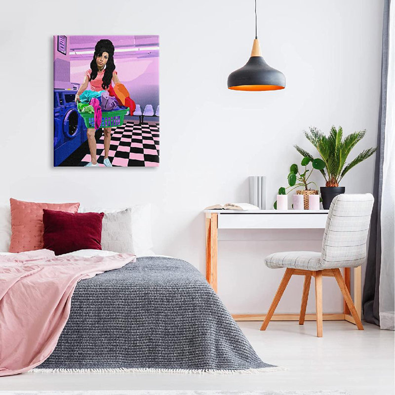 Impression sur toile, Toile tendue, H 40 po x l 30 po x P 1,5 po