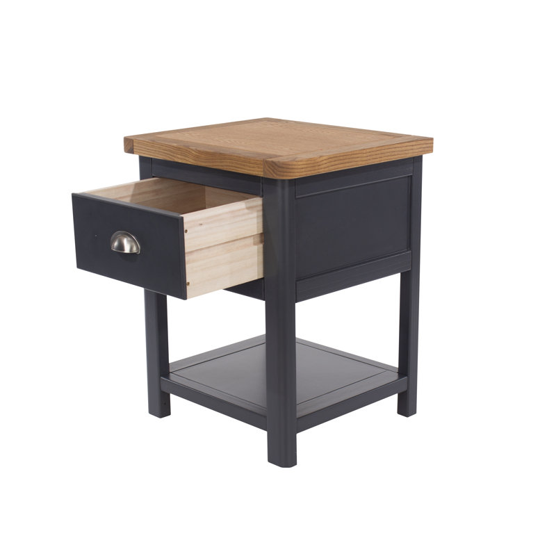 Saunemin 45cm W Manufactured Wood Bedside Table