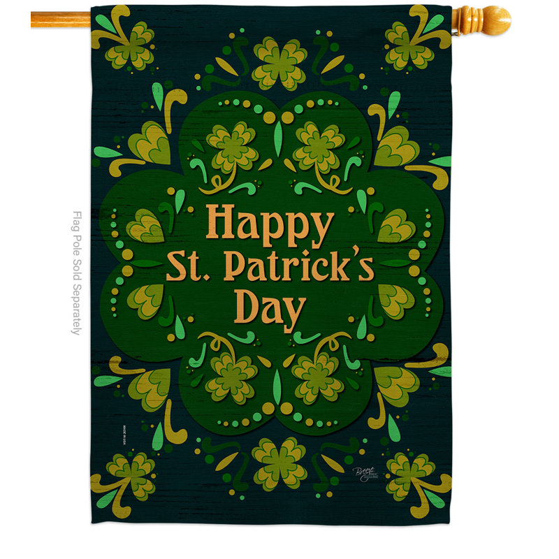 Drapeau de maison en polyester 40 x 28 po Avo