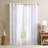 Grommet Top Sheer Bird On Branches Burnout Window Curtain, Single Panel For Elegant And Airy Decor, Ideal For Layering And Soft Light Filtration.-1425005184-1425005182
