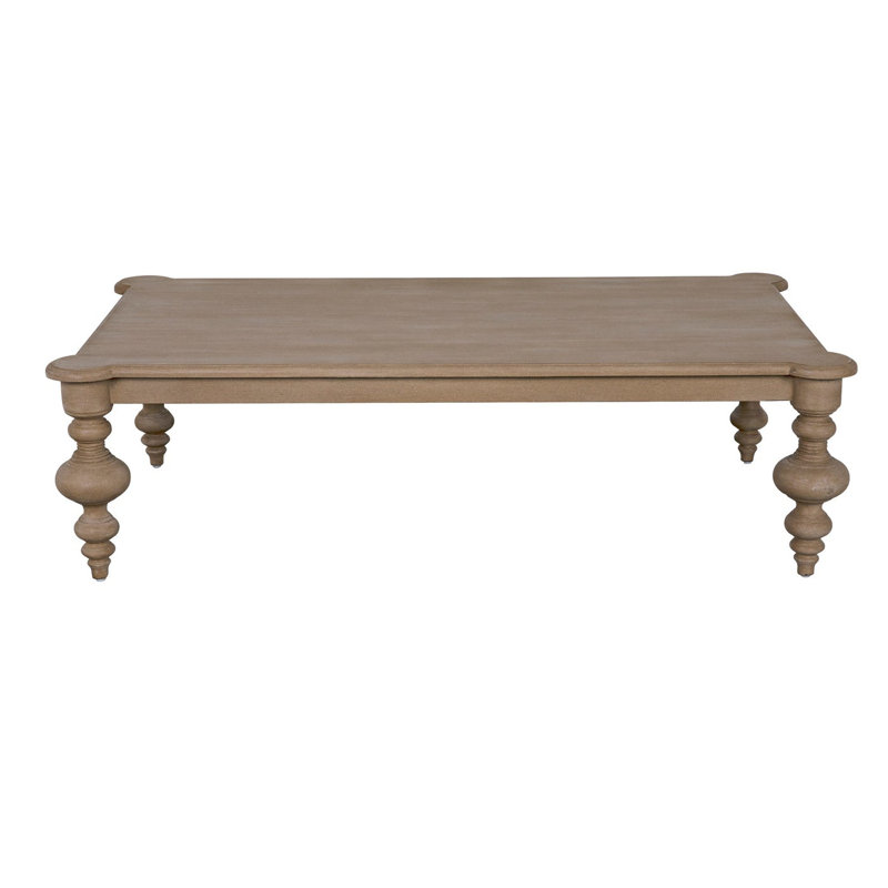 Graff Solid Wood Coffee Table, Weathered