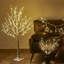 Bouleau avec lumières 4 pi 200 lumières de fée, arbres illuminés pour la fête de mariage