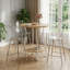 Tabouret de bar moderne et minimaliste avec pieds élégants en métal (ensemble de 4)-720376925-720376927