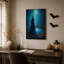 «Witch in Blue Moonlit Forest»-652321823