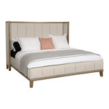 Mattingly Solid Wood Wingback Bed