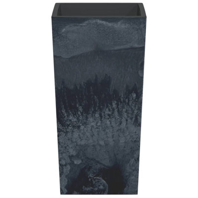 Planter with Removable Inner Anthracite 11/26.5L PP Concrete Look