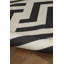 Tapis intérieur / extérieur ivoire / noir Kivett-1993629113