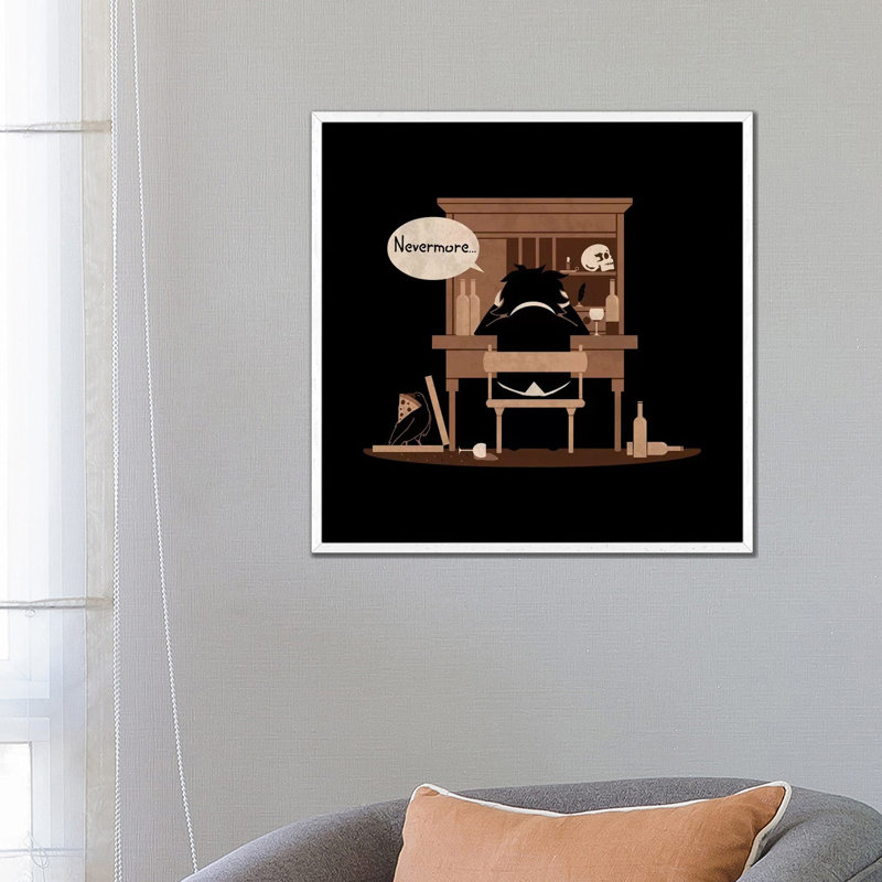Hangover by HandsOffMyDinosaur - Gallery-Wrapped Canvas Giclée on Canvas, 66.04 cm H x 66.04 cm W, White Floater Framed